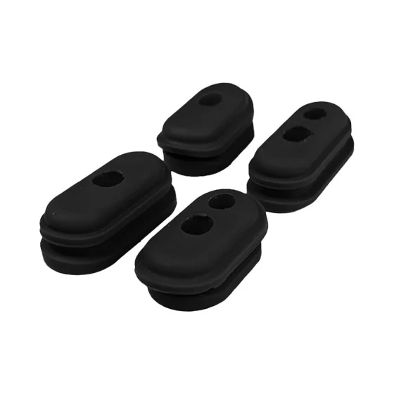 Lot de 4 bouchons protection câbles noir Xiaomi M365 & M365 Pro pour trottinette électrique - wattiz