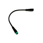 Rallonge cable etanche 5 pins 18 cm pour trottinette électrique - wattiz