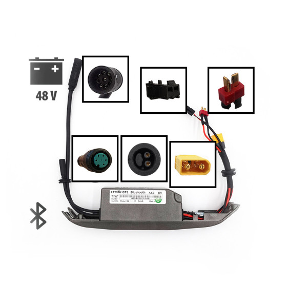 Controleur Etwow GT SE avec radiateur noir ou gris pour trottinette électrique - wattiz