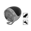 LED-Lampe und Hupe Chrom