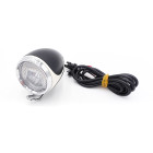 Lampe LED et klaxon chrome pour trottinette électrique - wattiz