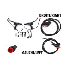 Kit Freins Hydrauliques 4 Pistons Connecteur Etanche (Gauche+Droite) pour trottinette électrique - wattiz