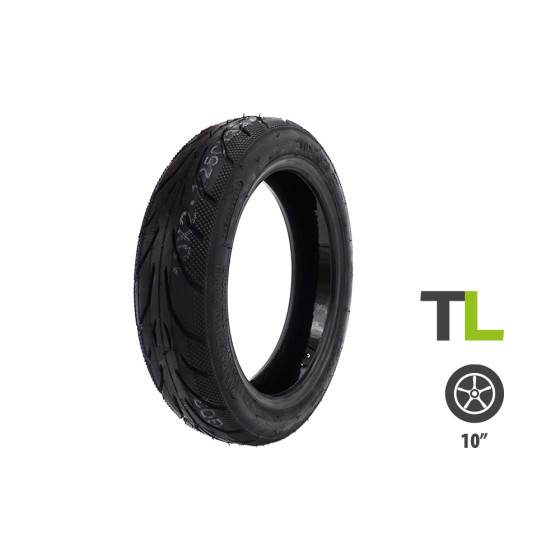 Pneu 10x2.125-6.5 Ninebot F Tubeless avec Gel Anti Crevaison pour trottinette électrique - wattiz