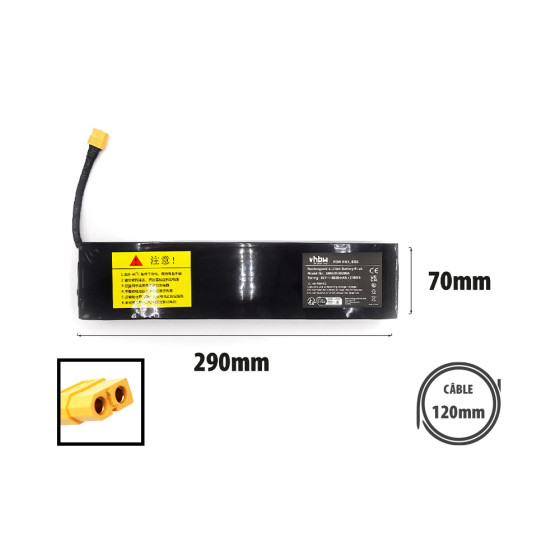 Batterie 36v 6Ah Goride pour trottinette électrique - wattiz