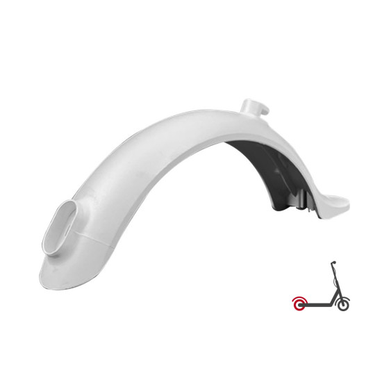 Garde boue arrière Xiaomi M365 & M365 Pro - couleur blanc pour trottinette électrique - wattiz