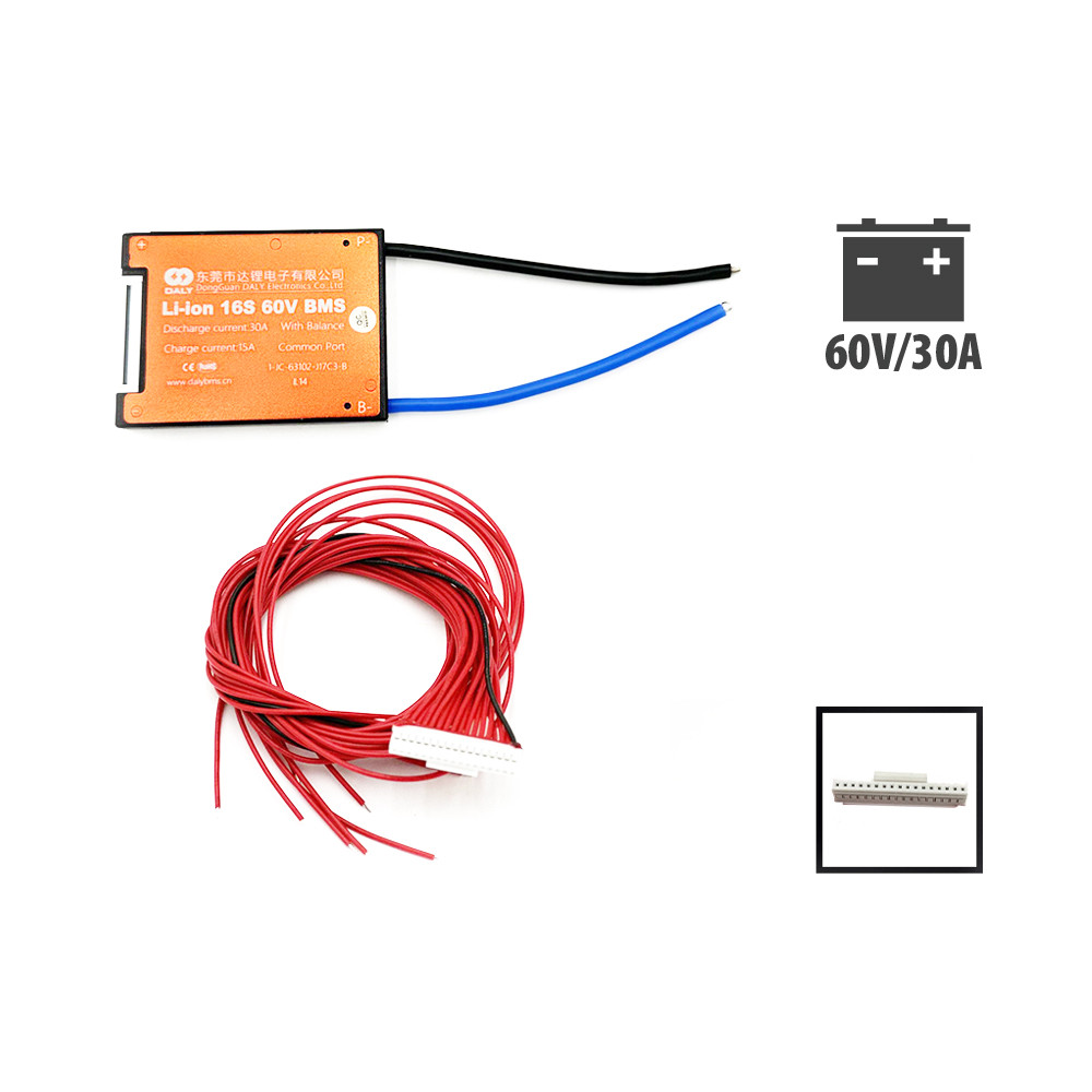 BMS Daly 60V 16S 30A