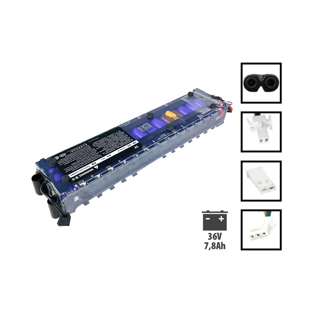 Battery LG Xiaomi 36v 7,8Ah BMS connected M365, 1S, essential