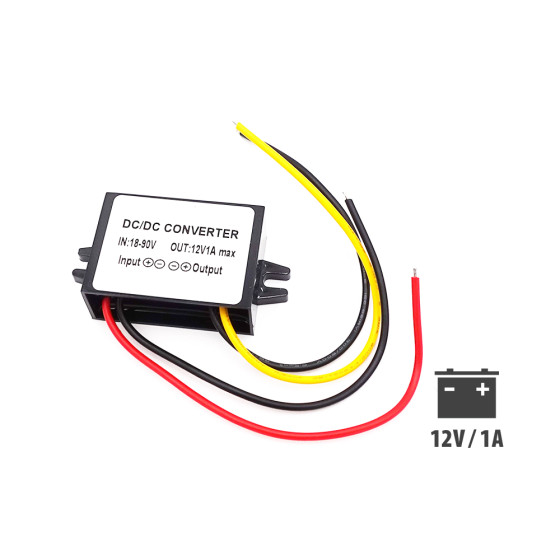 Convertisseur tension DC (12V-1A) pour trottinette électrique - wattiz