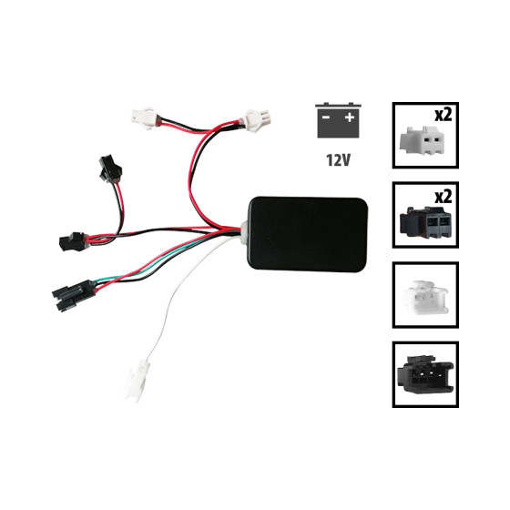 Convertisseur V2 12V pour éclairage Z8 Z9 Z10 pour trottinette électrique - wattiz