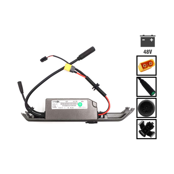 Controleur Etwow GT sans radiateur gris pour trottinette électrique - Wattiz