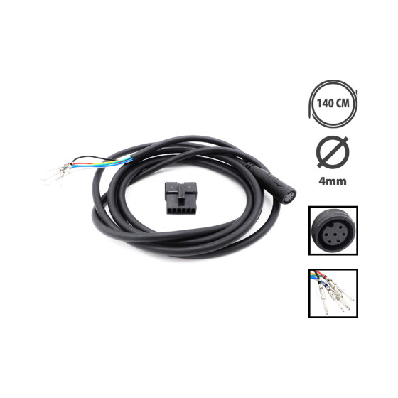 Cable Data 6 Pins Generique pour trottinette électrique - wattiz