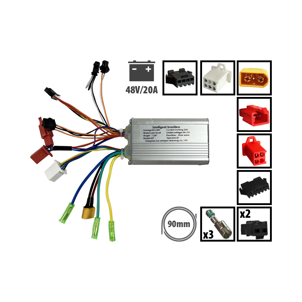 Kit de cableado del controlador del display para Liviae 48V