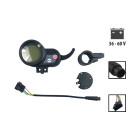 Display J&P V1 36-60V connecteur rond pour trottinette électrique - wattiz