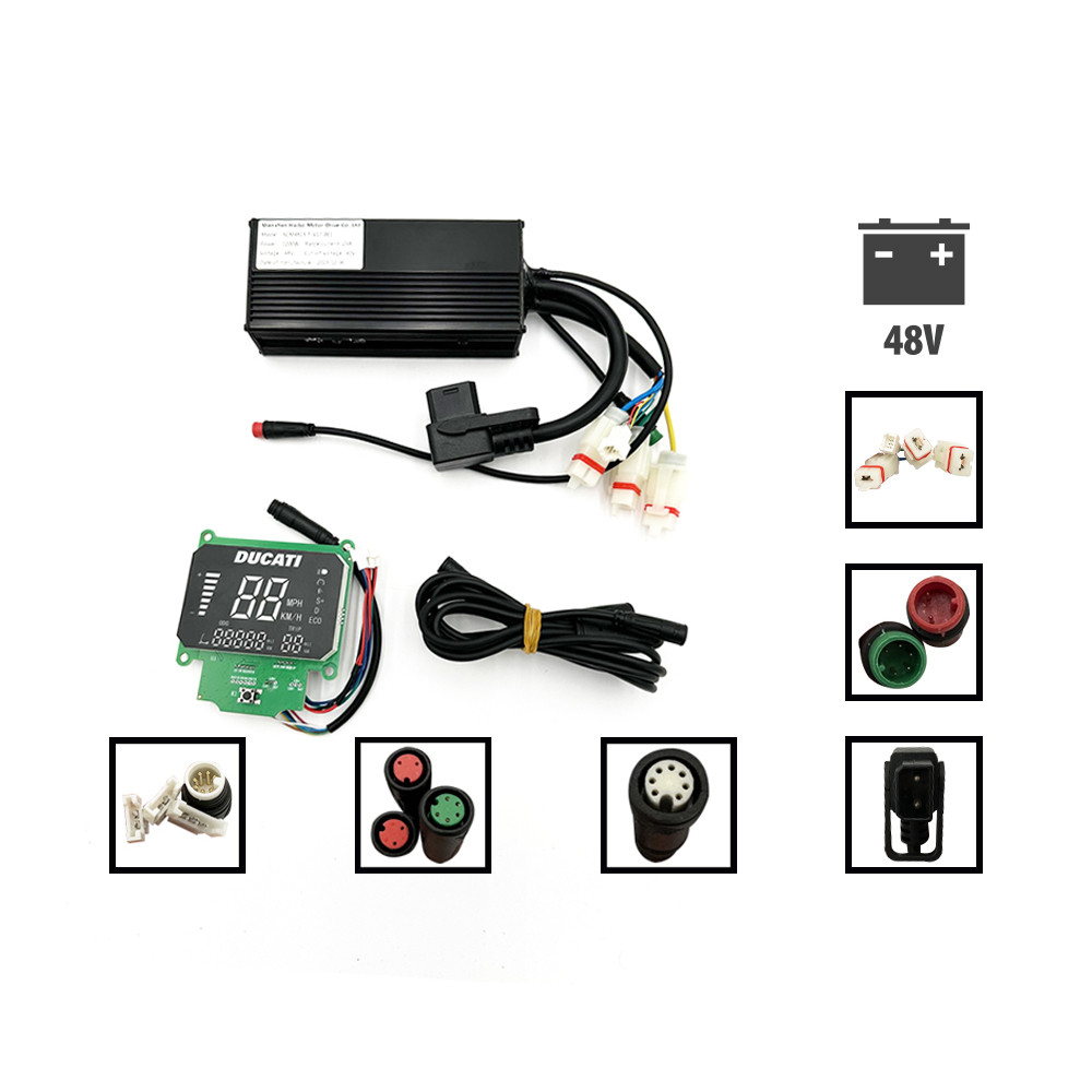 Kit pantalla y controlador Ducati 48V Scramble E-Cross enchufe C18