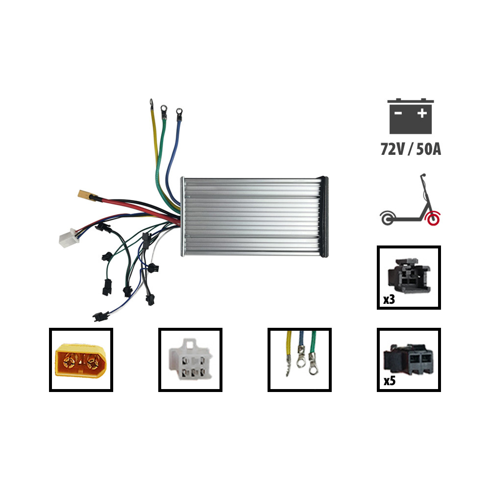 Controlador bimotor Damao 72v 50A