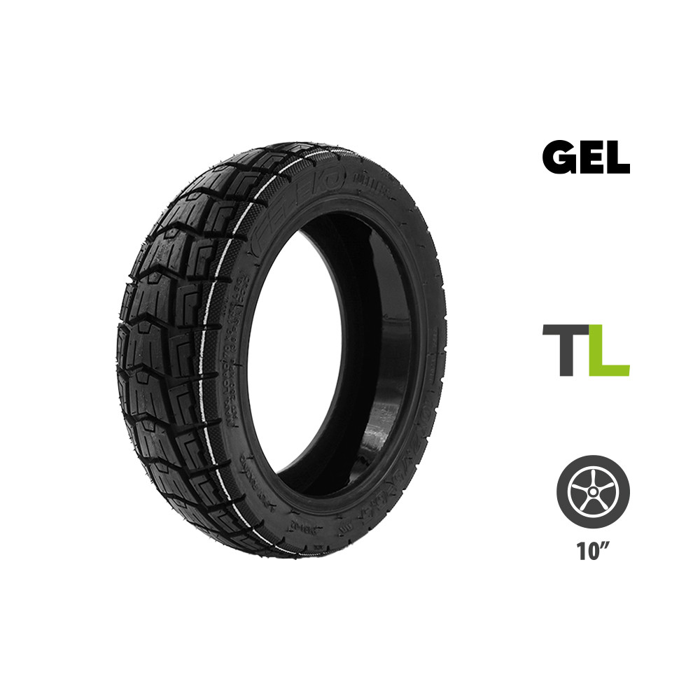 Neumático tubeless 10x2.75-6.5 + gel antipinchazos