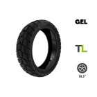 Pneu route 10.5x2.75 tubeless avec gel anti-crevaison pour trottinette électrique - wattiz