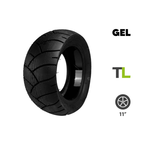 Pneu 100/55-6.5 avec gel anti crevaison pour trottinette électrique - wattiz