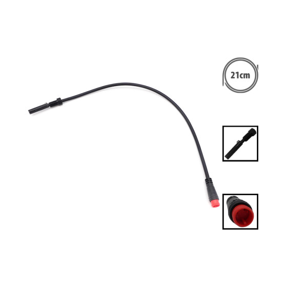 Capteur de Frein Zoom Connecteur Etanche 2 Pins 210mm pour trottinette électrique - wattiz