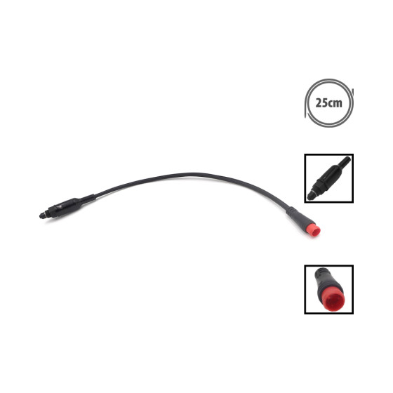 Capteur de Frein XOD Connecteur Etanche 2 Pins 250mm pour trottinette électrique - wattiz