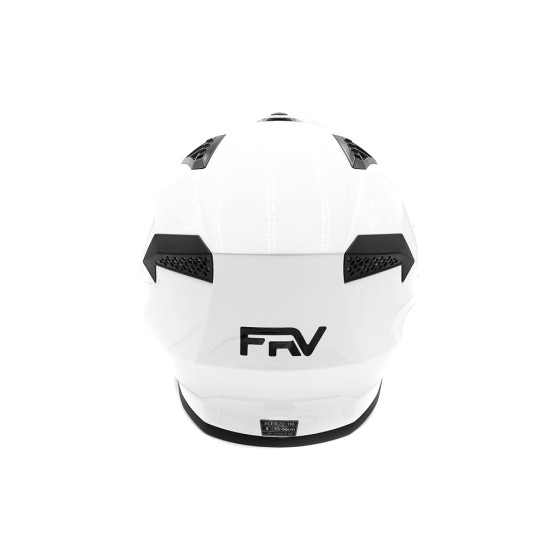 Casque street FRV blanc (taille S à XL) pour trottinette électrique - Wattiz