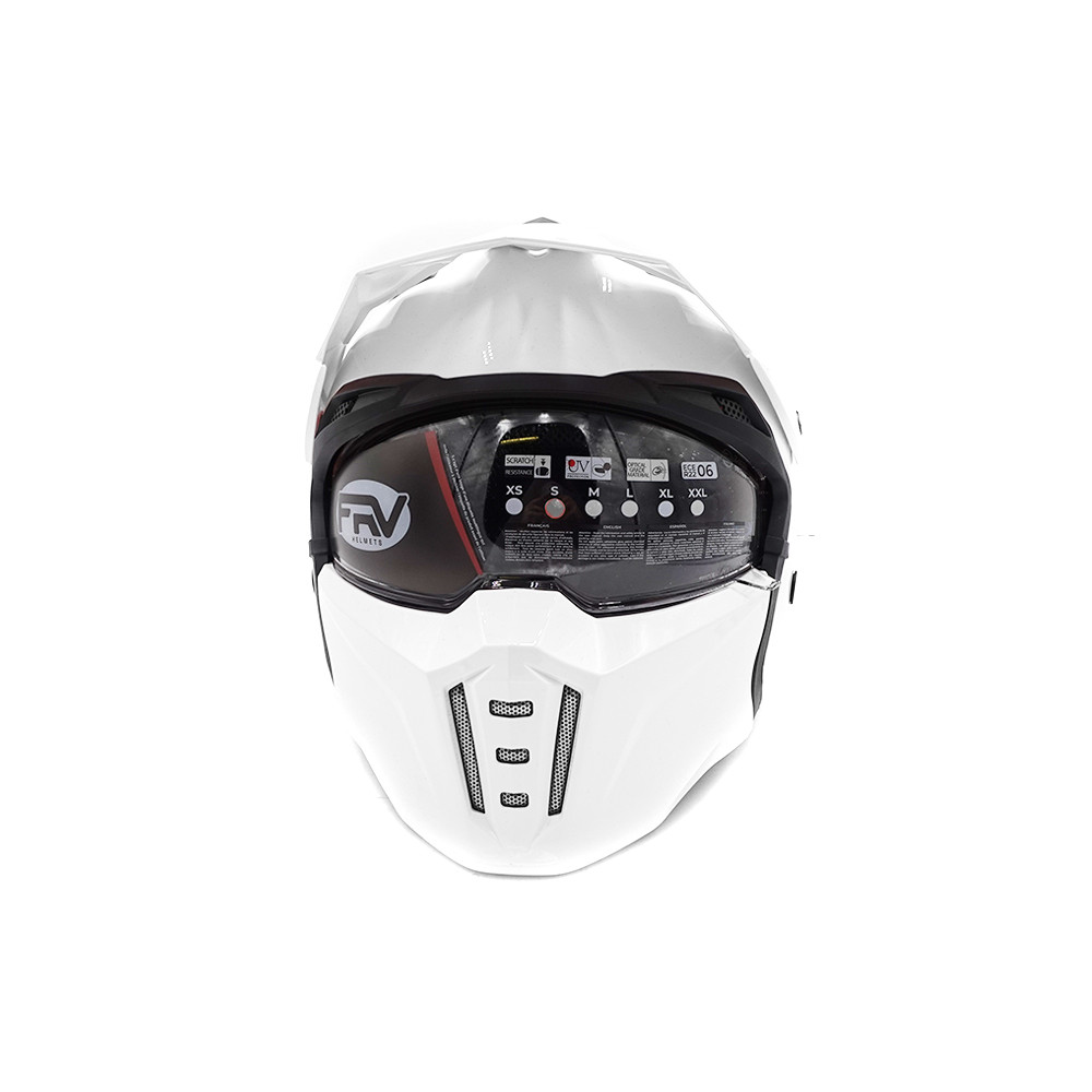 Casco de calle FRV blanco (talla S a XL)