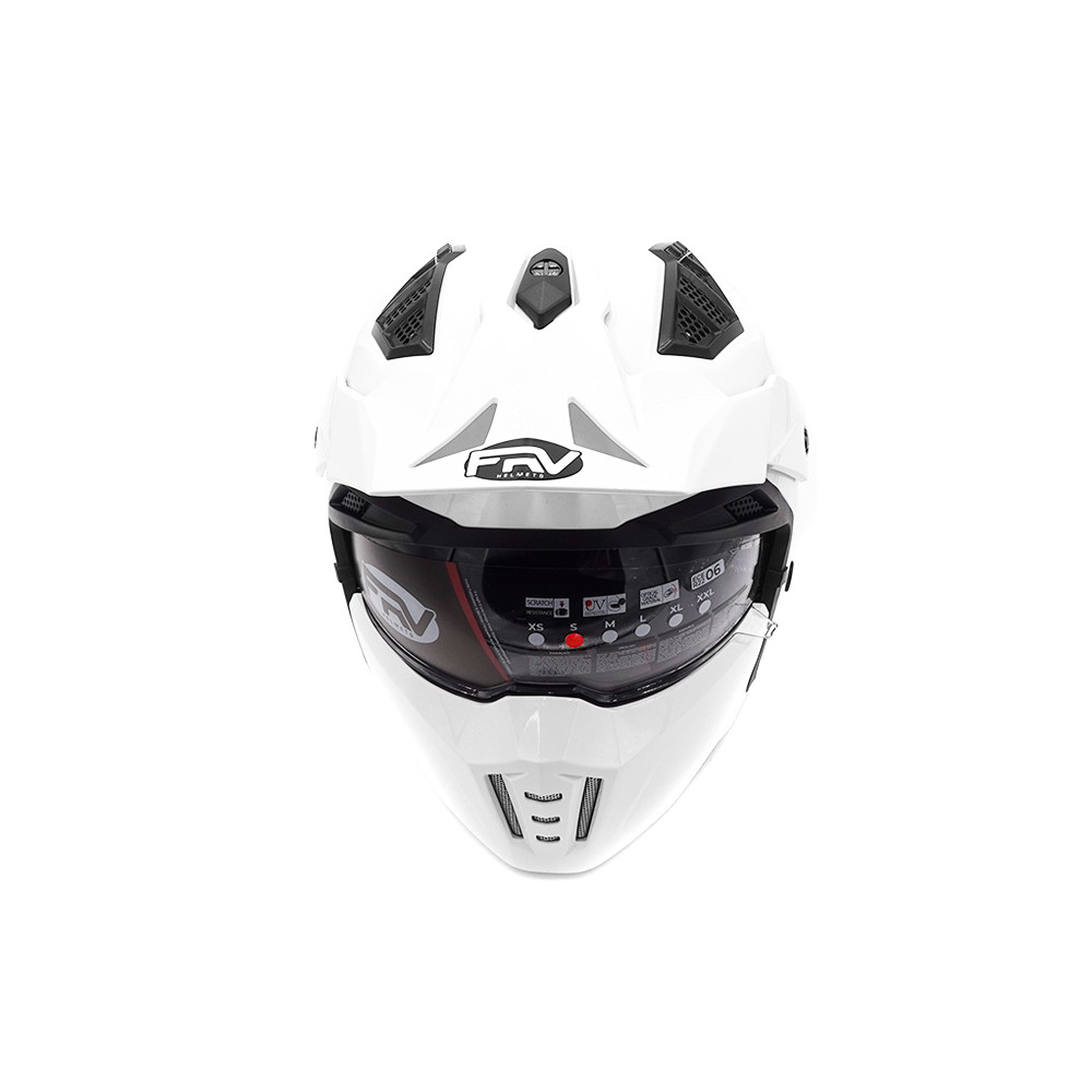 Casco de calle FRV blanco (talla S a XL)