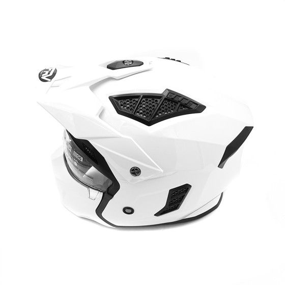 Casque street FRV blanc (taille S à XL) pour trottinette électrique - Wattiz