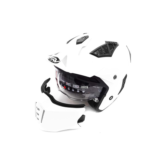 Casque street FRV blanc (taille S à XL) pour trottinette électrique - Wattiz