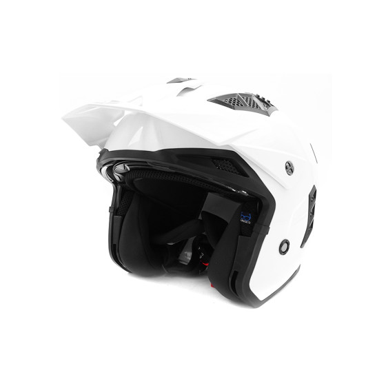 Casque street FRV blanc (taille S à XL) pour trottinette électrique - Wattiz