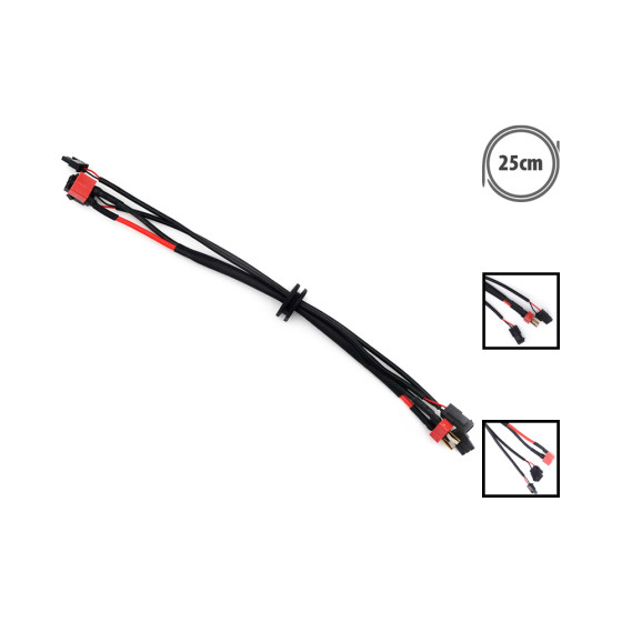 Cable Etwow liaison batterie au controleur (2+3 pins) pour trottinette électrique - wattiz