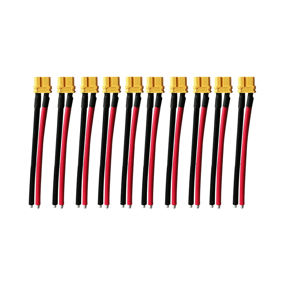 Conectores XT60 con cable de 10cm X5 unidades