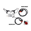 Hydraulic Brake Kit 4 Pistons FRV Waterproof Connector (1x Left + 1x Right)