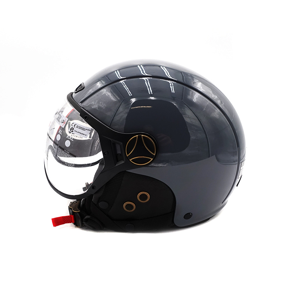 JET FRV grauer Helm (Größe S bis XL)