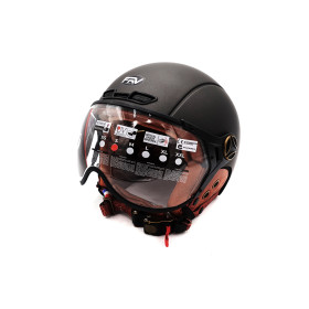 Casco JET FRV grafito mate (talla S a XL)