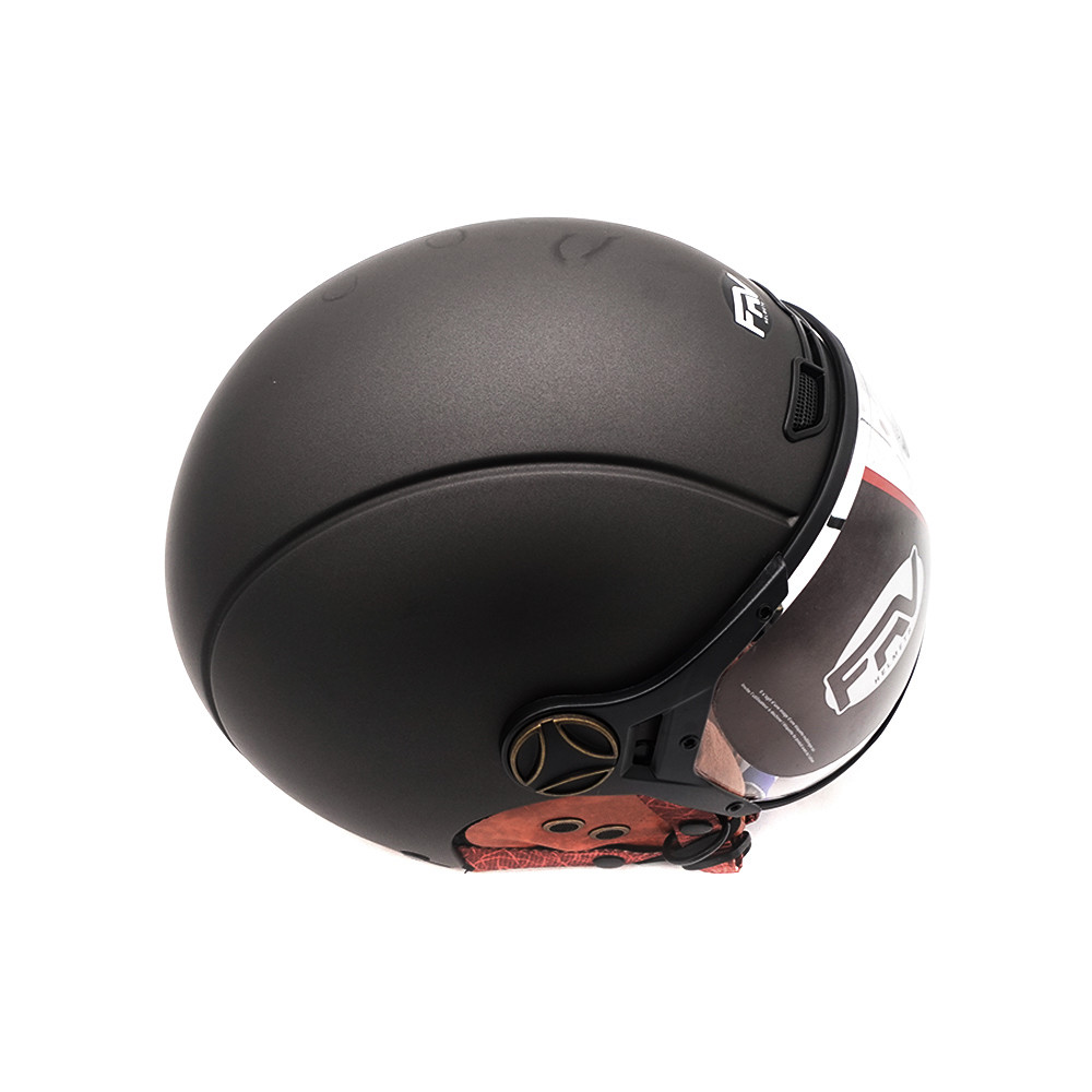 JET FRV matt graphite helmet (size S to XL)