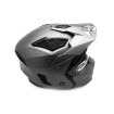 Matte metallic gray FRV street helmet (size S to XL)