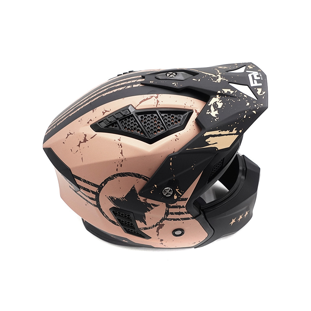 Casco de calle FRV hero gold (talla S a XL)