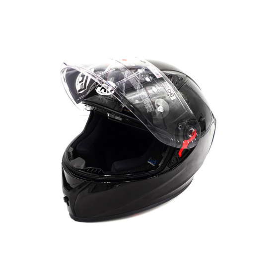 Casque intégral FRV noir (taille S à XL) pour trottinette électrique - Wattiz