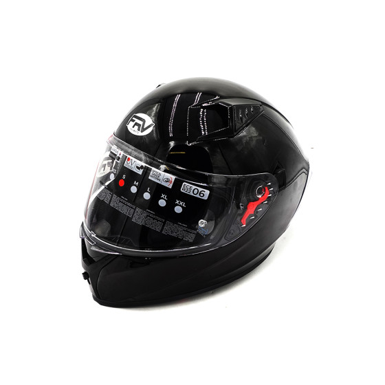 Casque intégral FRV noir (taille S à XL) pour trottinette électrique - Wattiz