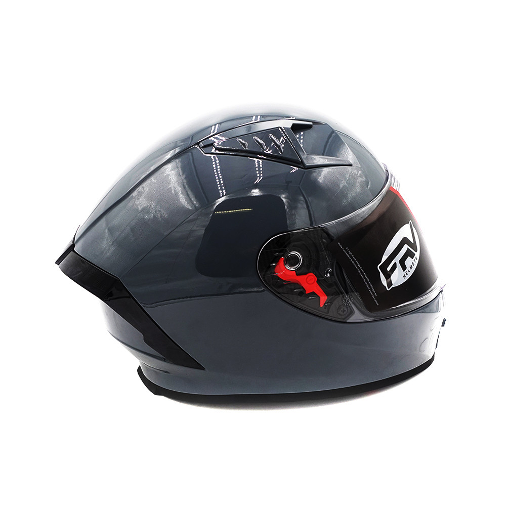 Gray FRV full face helmet (size S to XL)