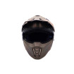 Matte bronze FRV street helmet (size S to XL)