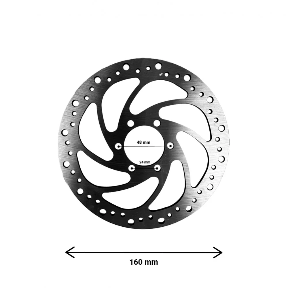 Brake disc 160mm 2.8mm 48mm centre distance