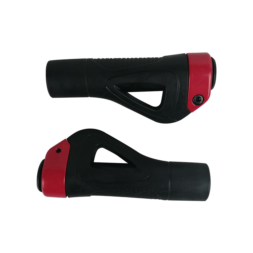 Poign�e ergonomique V2 par paire - Embout Rouge (toute gamme Z)
