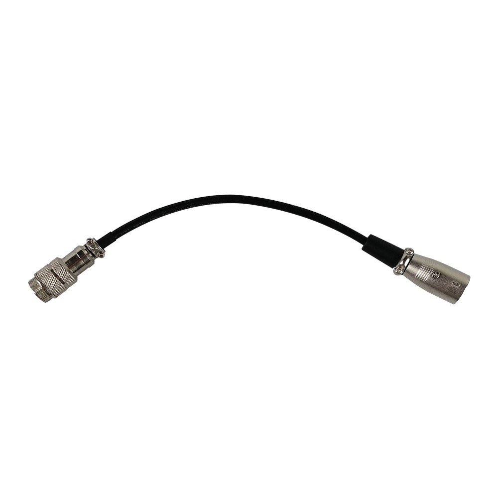 Adaptateur chargeur tous mod�les (GX16 3pins m�le- XLR m�le)