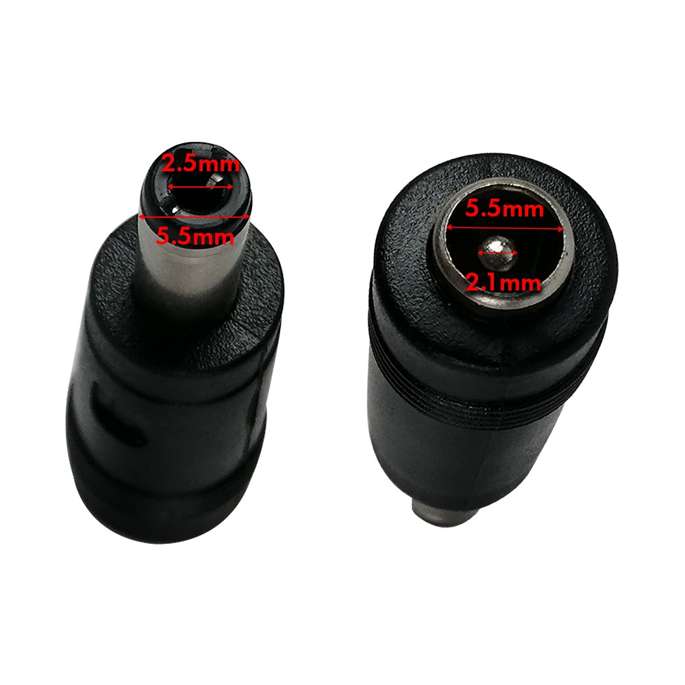 Embout adaptateur DC5.5-2.5mm ??� 2.1mm
