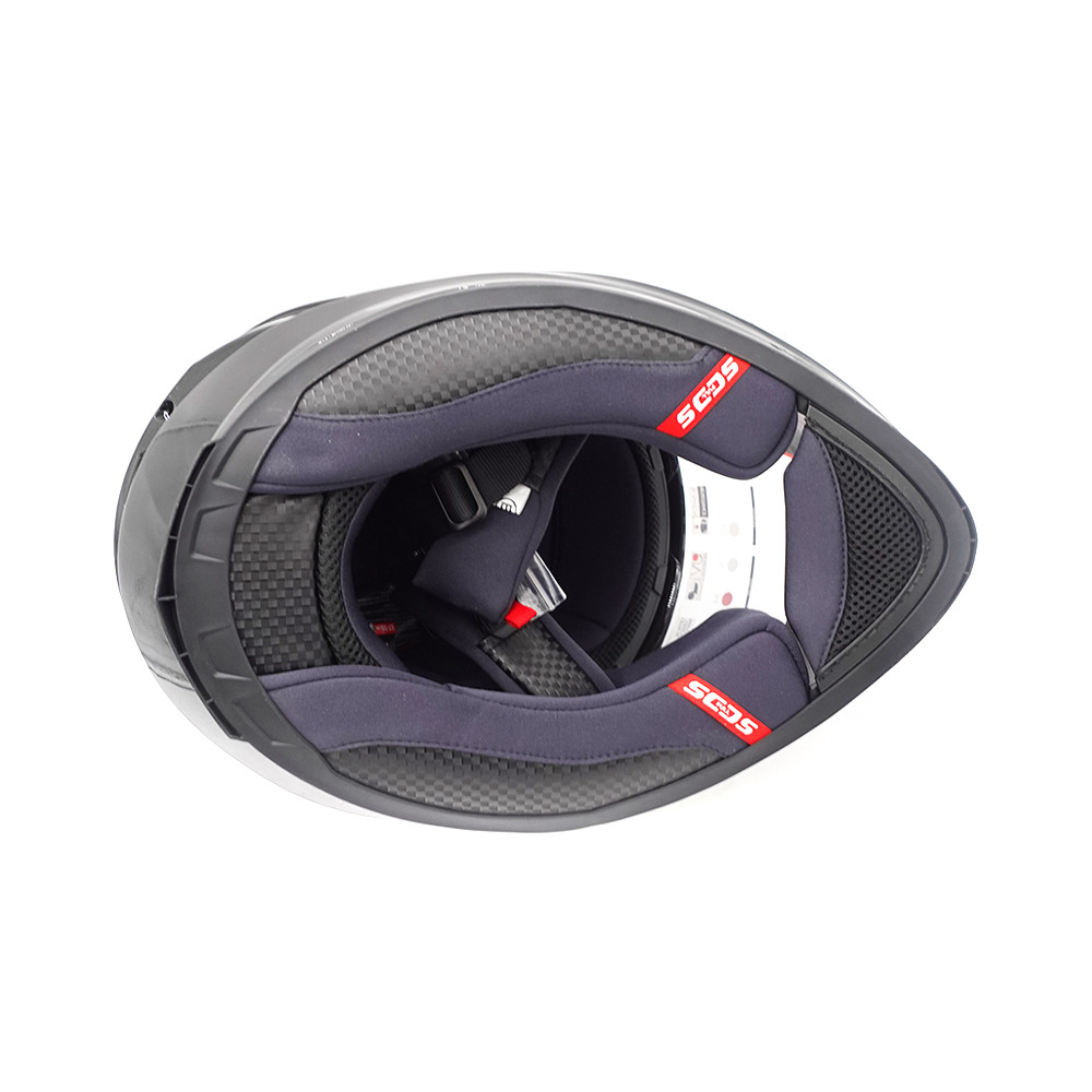 Casque intégral  noir (taille S à XL) (S)
