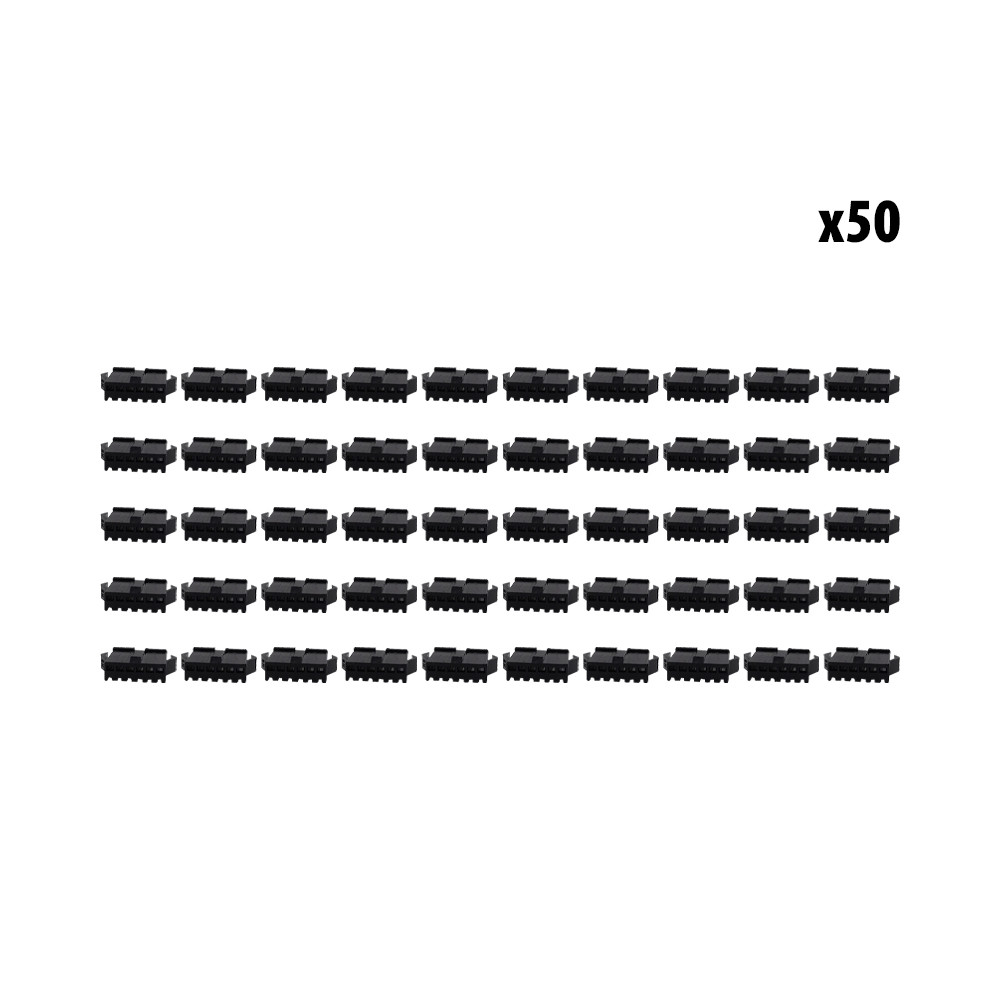Connecteur SM 6 pins Femelle x50 pcs