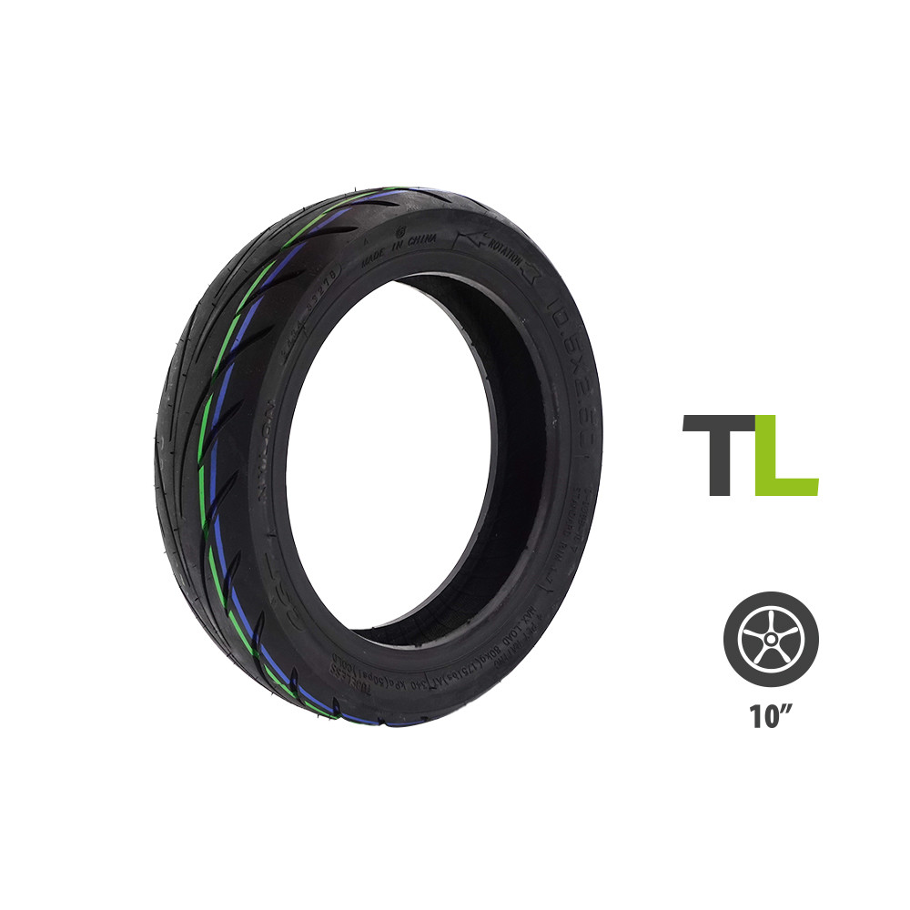 Pneu Niu Kqi 300 tubeless 10x2.50-7