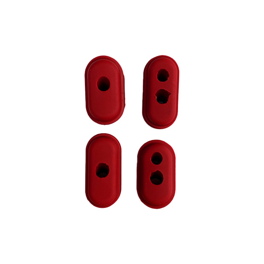 Lot de 4 bouchons protection c�bles Xiaomi M365 & M365 Pro (Rouge)